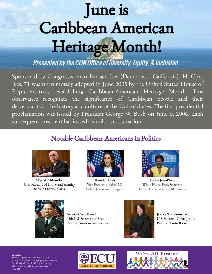 June is Caribbean American Heritage Month