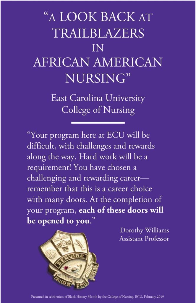 A Look Back At Trailblazers in African American Nursing Page 1 - Title Page