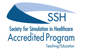 SSH Society for Simulation in Healthcare Accredited Program Teaching/Education Logo