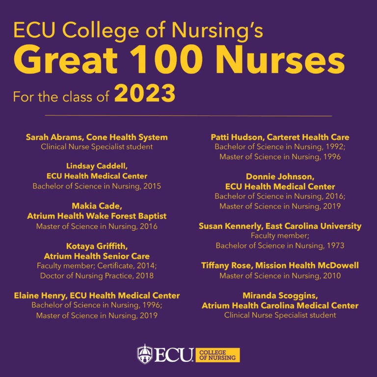 Great 100 nurses image